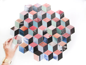 3d patchwork picture